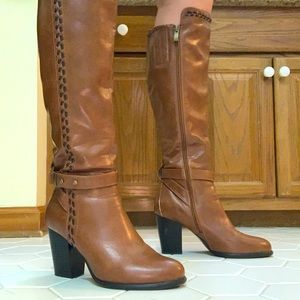 Brown Versona Knee High boots size 7.5